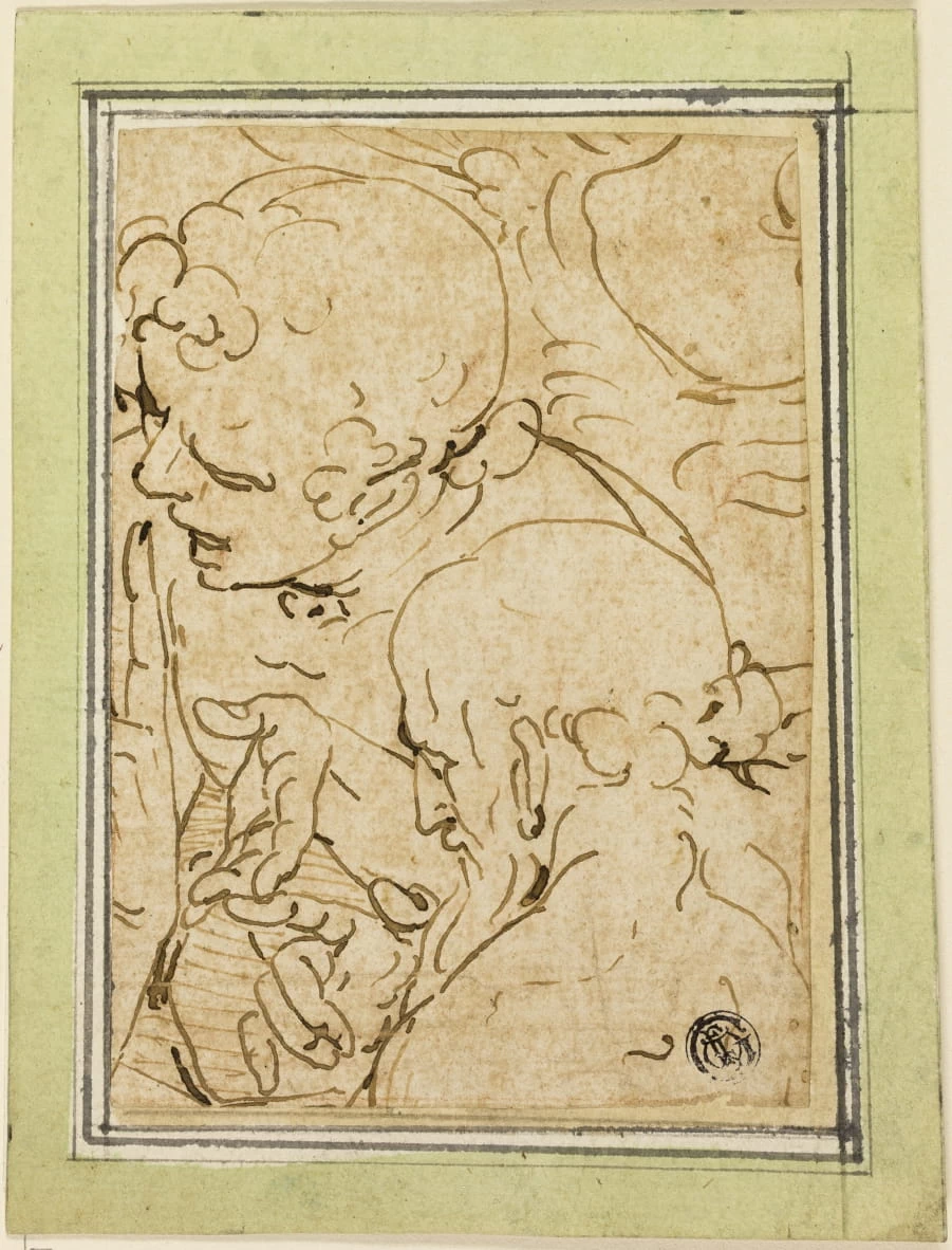 Due evangelisti che dialogano - Art Institute of Chicago